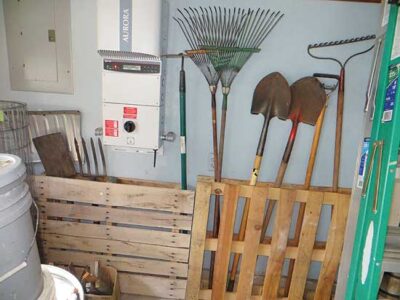 An Easy Way to Store Garden Tools Image